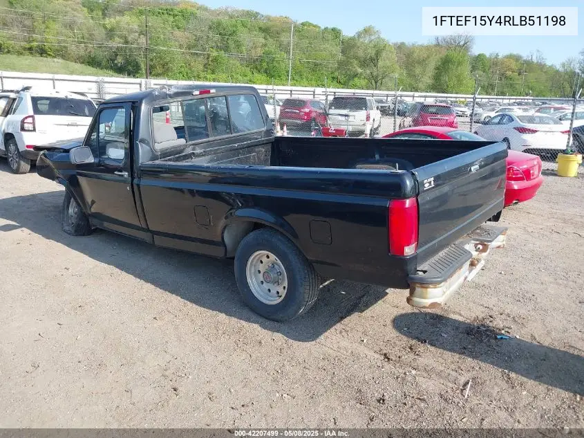 1994 Ford F150 VIN: 1FTEF15Y4RLB51198 Lot: 42207499