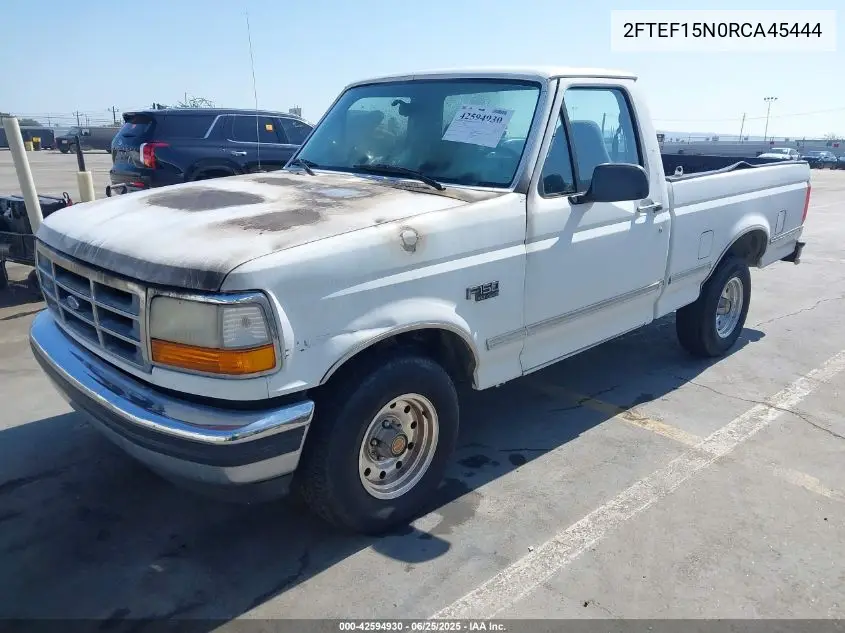 1994 Ford F150 VIN: 2FTEF15N0RCA45444 Lot: 42594930