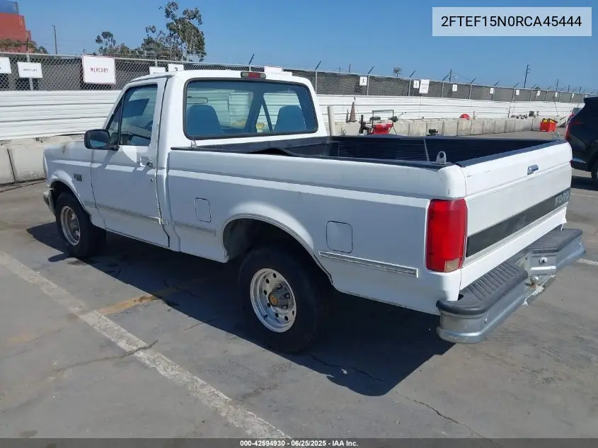1994 Ford F150 VIN: 2FTEF15N0RCA45444 Lot: 42594930