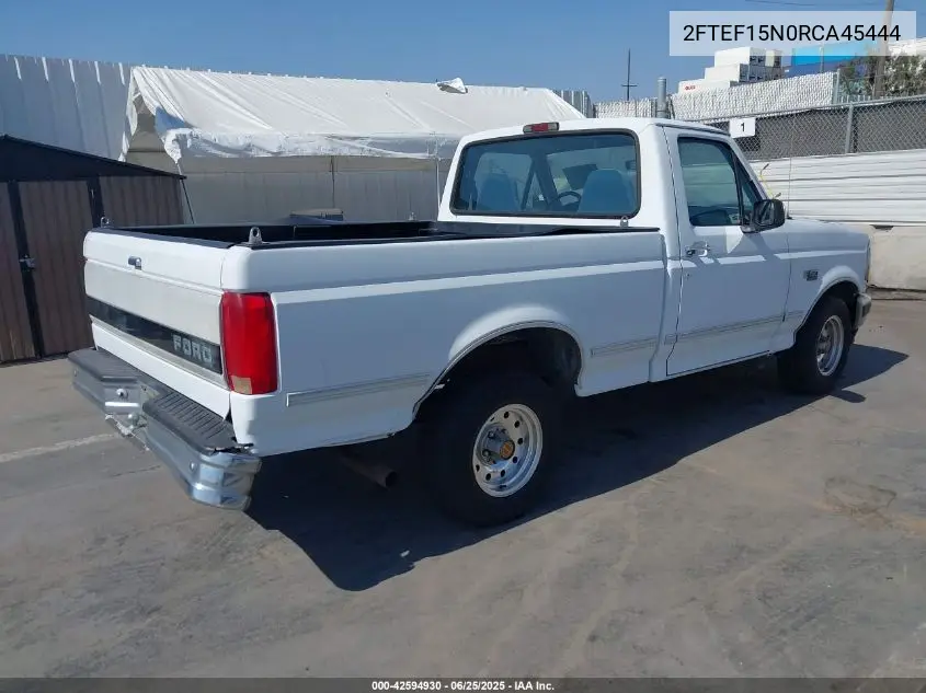 1994 Ford F150 VIN: 2FTEF15N0RCA45444 Lot: 42594930