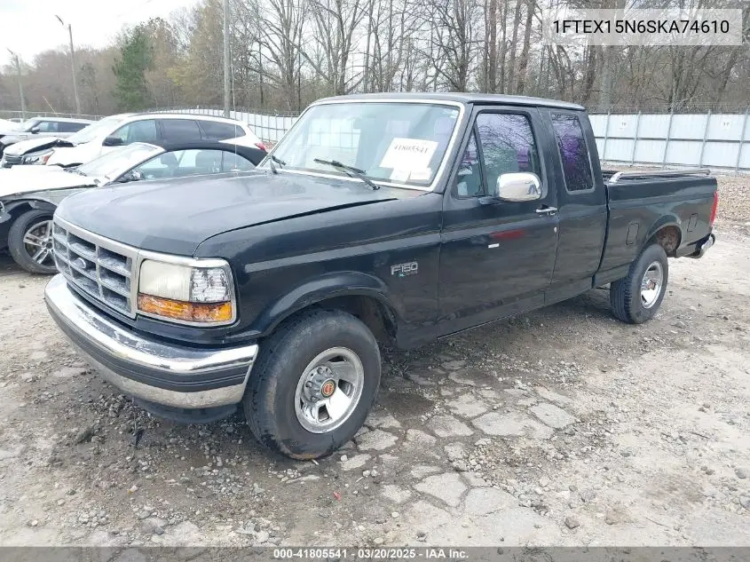1995 Ford F150 VIN: 1FTEX15N6SKA74610 Lot: 41805541