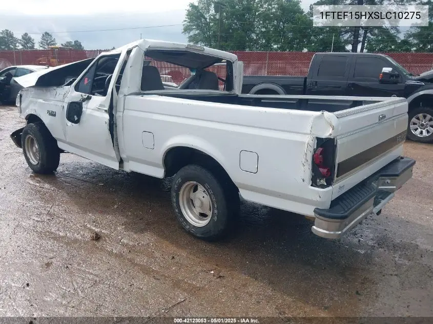 1995 Ford F150 VIN: 1FTEF15HXSLC10275 Lot: 42123053