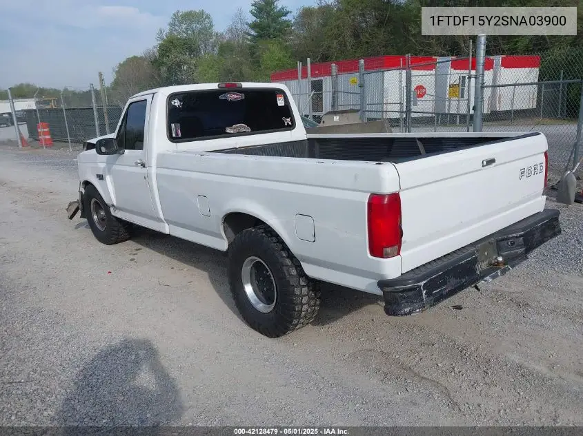 1995 Ford F150 VIN: 1FTDF15Y2SNA03900 Lot: 42128479