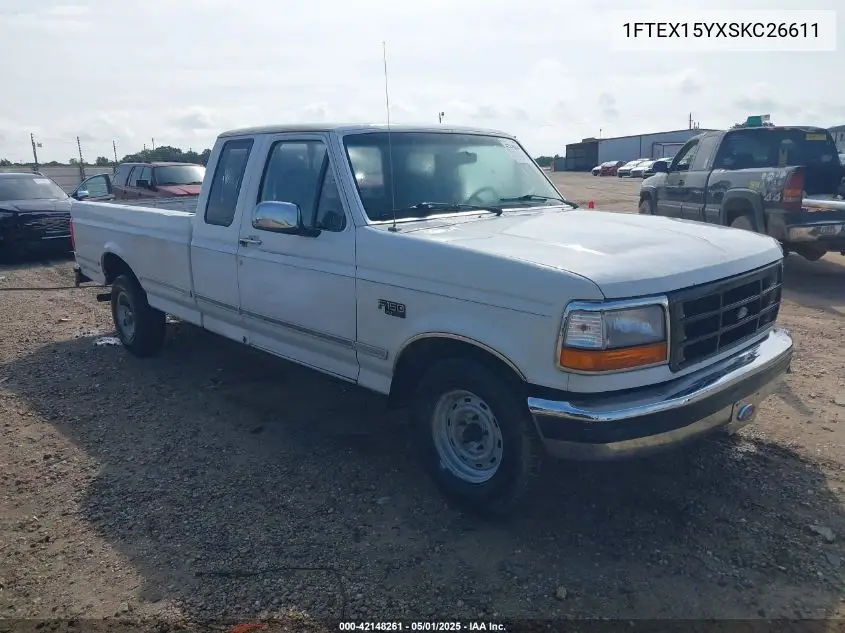 1995 Ford F150 VIN: 1FTEX15YXSKC26611 Lot: 42148261