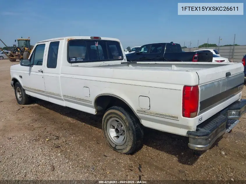 1995 Ford F150 VIN: 1FTEX15YXSKC26611 Lot: 42148261