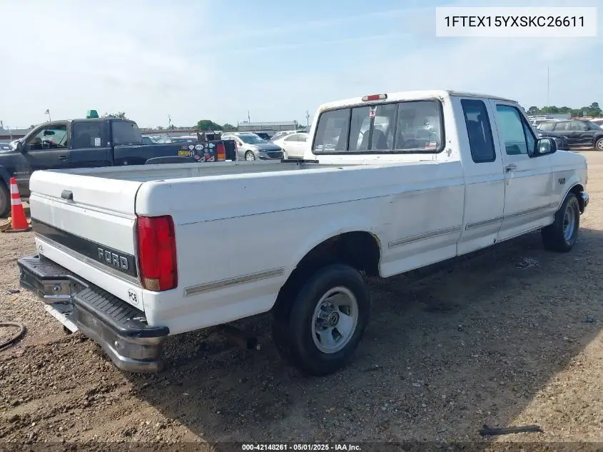 1995 Ford F150 VIN: 1FTEX15YXSKC26611 Lot: 42148261