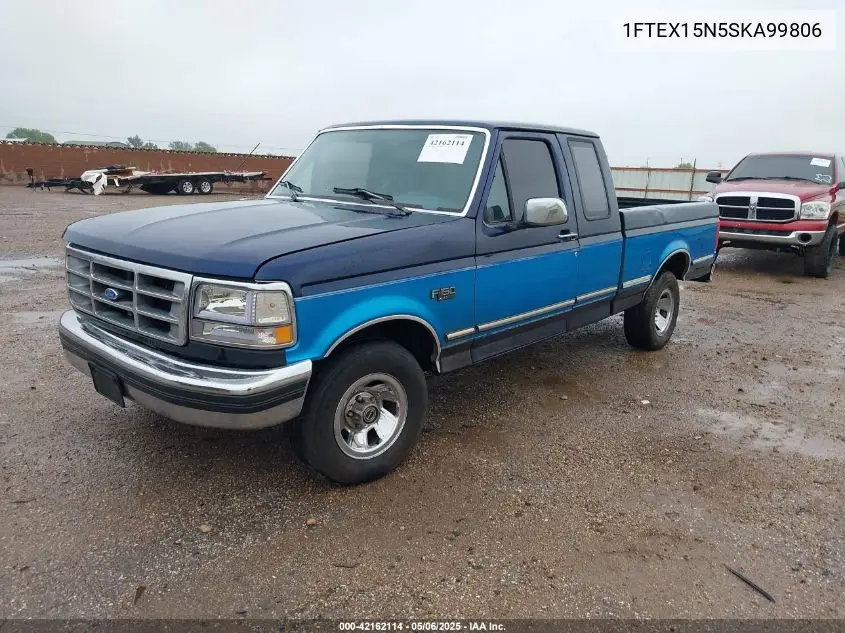 1995 Ford F150 VIN: 1FTEX15N5SKA99806 Lot: 42162114