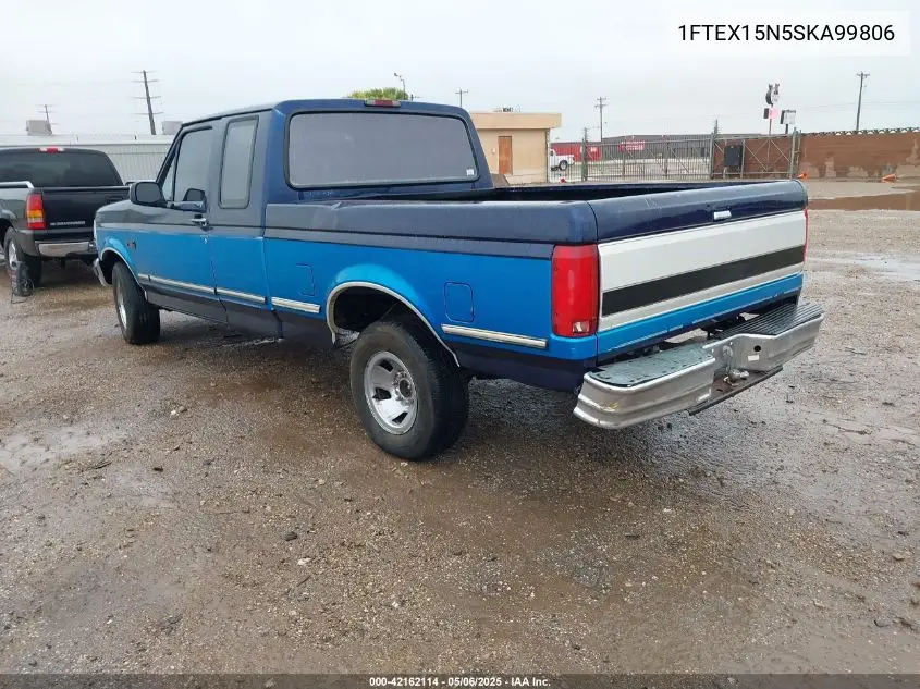 1995 Ford F150 VIN: 1FTEX15N5SKA99806 Lot: 42162114