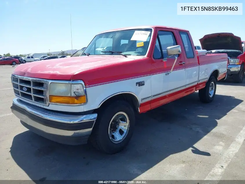 1995 Ford F150 VIN: 1FTEX15N8SKB99463 Lot: 42171990