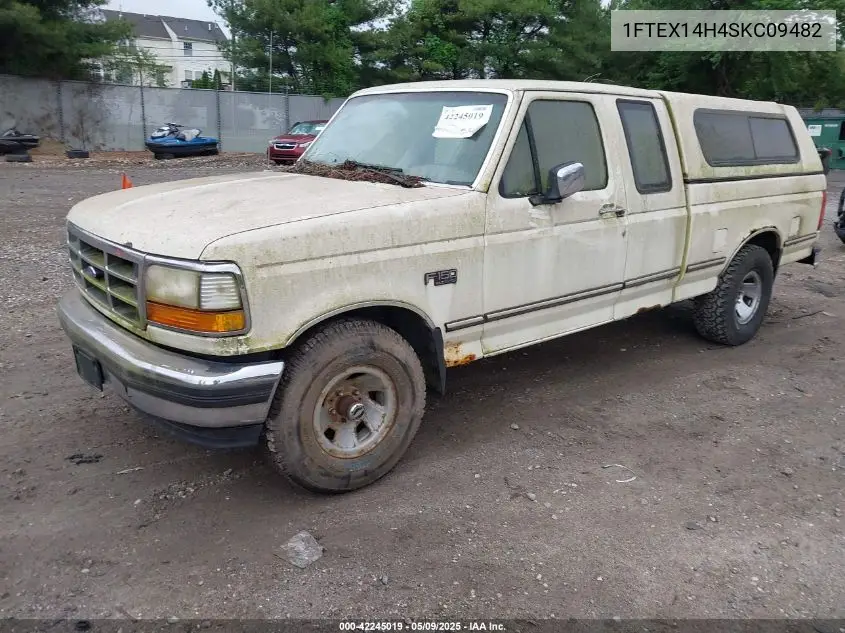 1995 Ford F150 VIN: 1FTEX14H4SKC09482 Lot: 42245019