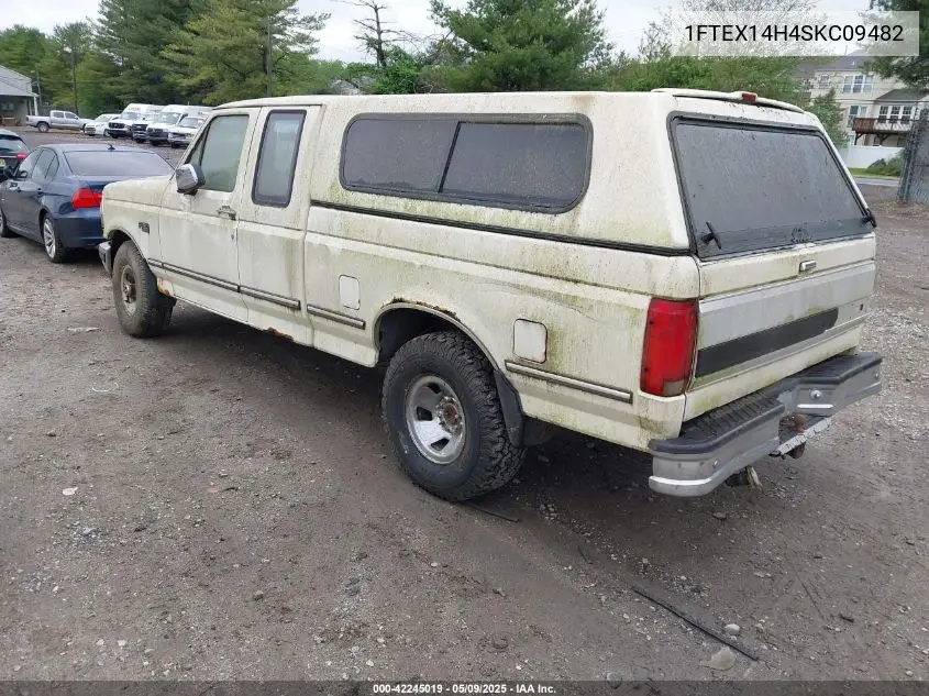 1995 Ford F150 VIN: 1FTEX14H4SKC09482 Lot: 42245019