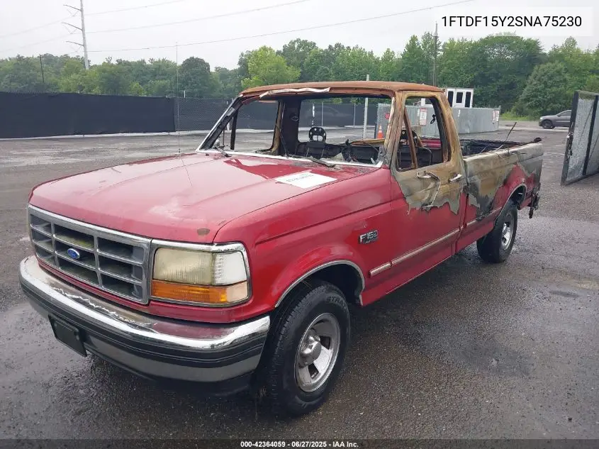 1995 Ford F150 VIN: 1FTDF15Y2SNA75230 Lot: 42364059