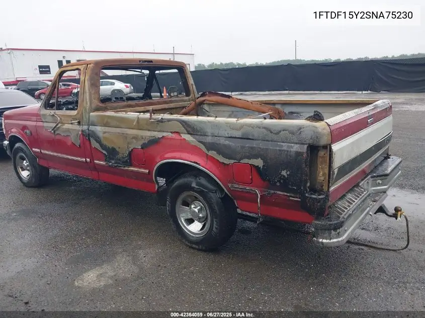 1995 Ford F150 VIN: 1FTDF15Y2SNA75230 Lot: 42364059