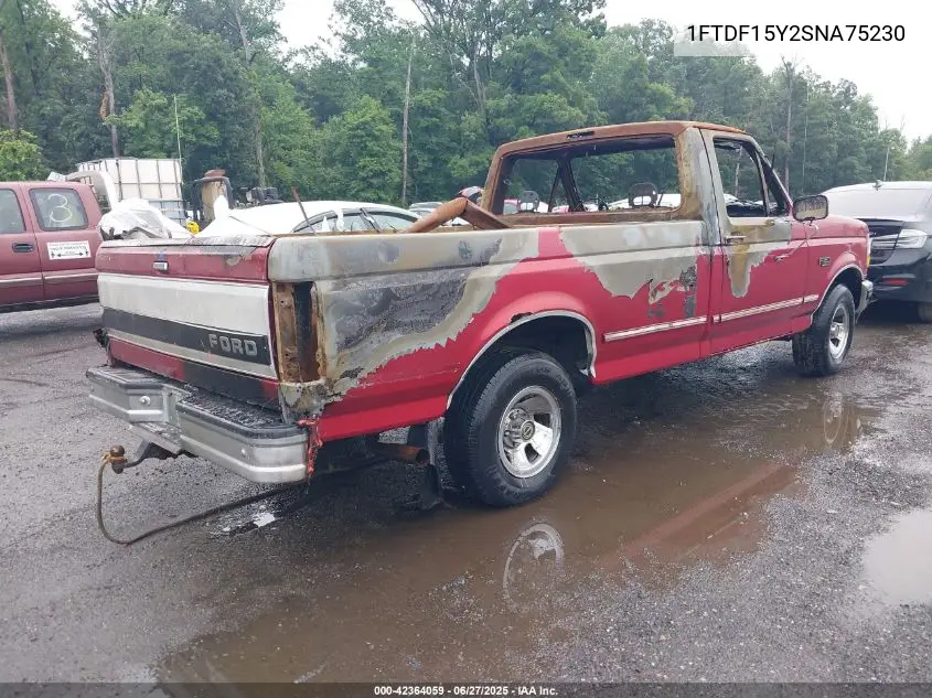 1995 Ford F150 VIN: 1FTDF15Y2SNA75230 Lot: 42364059