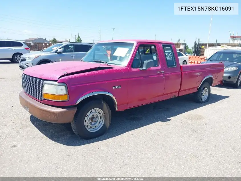 1995 Ford F150 VIN: 1FTEX15N7SKC16091 Lot: 42467460