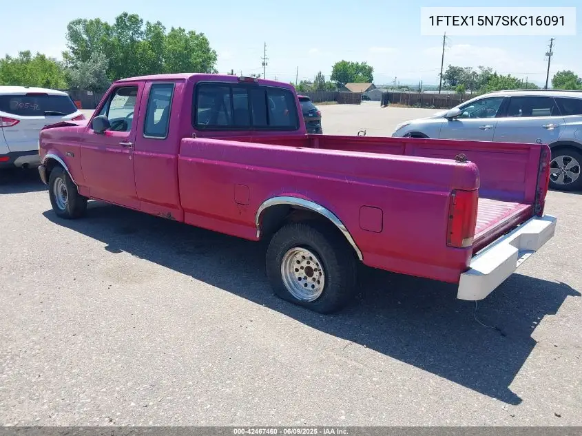 1995 Ford F150 VIN: 1FTEX15N7SKC16091 Lot: 42467460