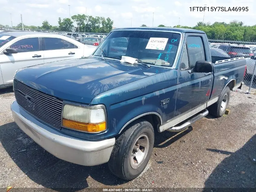 1995 Ford F150 VIN: 1FTDF15Y7SLA46995 Lot: 42474401