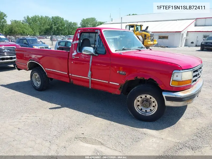 1995 Ford F150 VIN: 1FTEF15N1SLB72411 Lot: 42526507