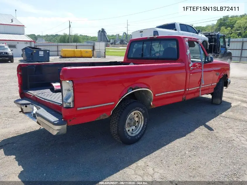 1995 Ford F150 VIN: 1FTEF15N1SLB72411 Lot: 42526507