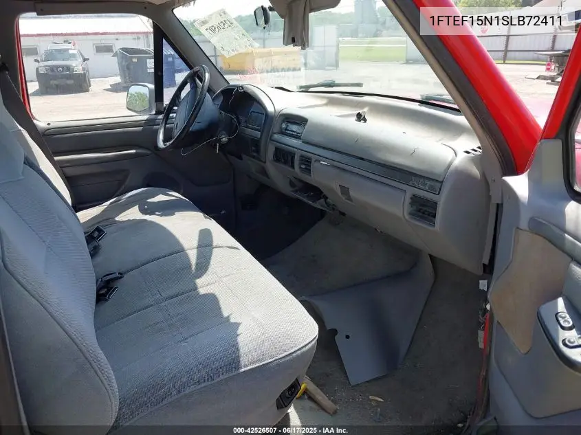 1995 Ford F150 VIN: 1FTEF15N1SLB72411 Lot: 42526507