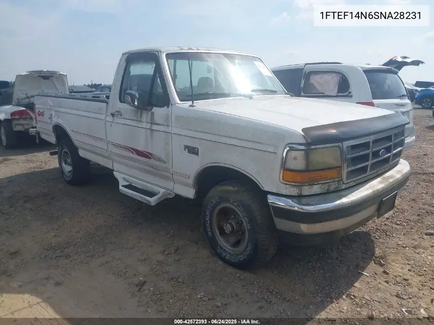 1995 Ford F150 VIN: 1FTEF14N6SNA28231 Lot: 42572393