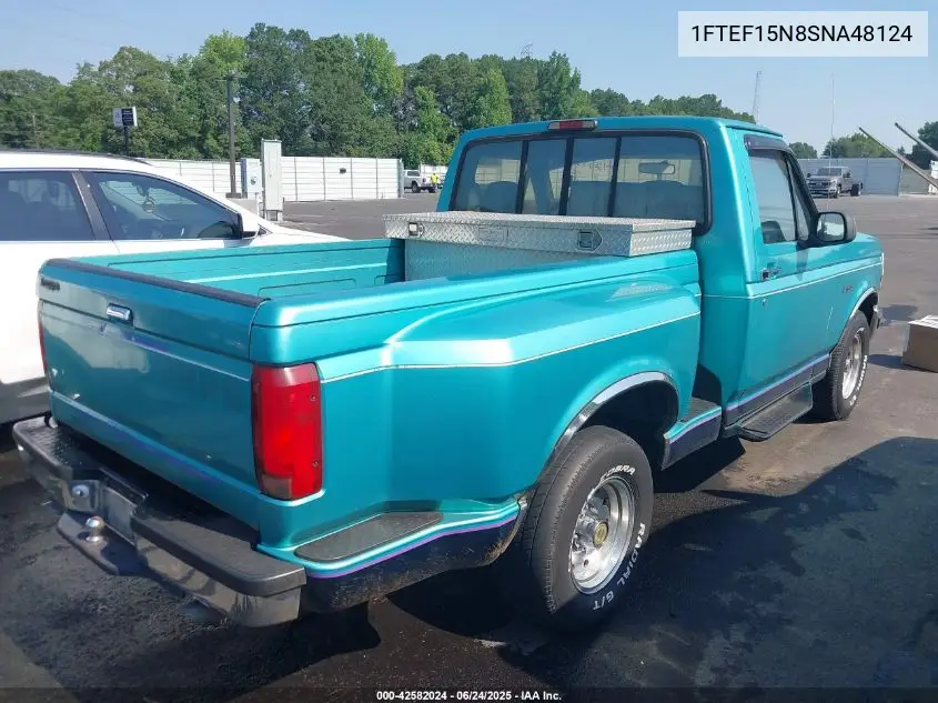 1995 Ford F150 VIN: 1FTEF15N8SNA48124 Lot: 42582024