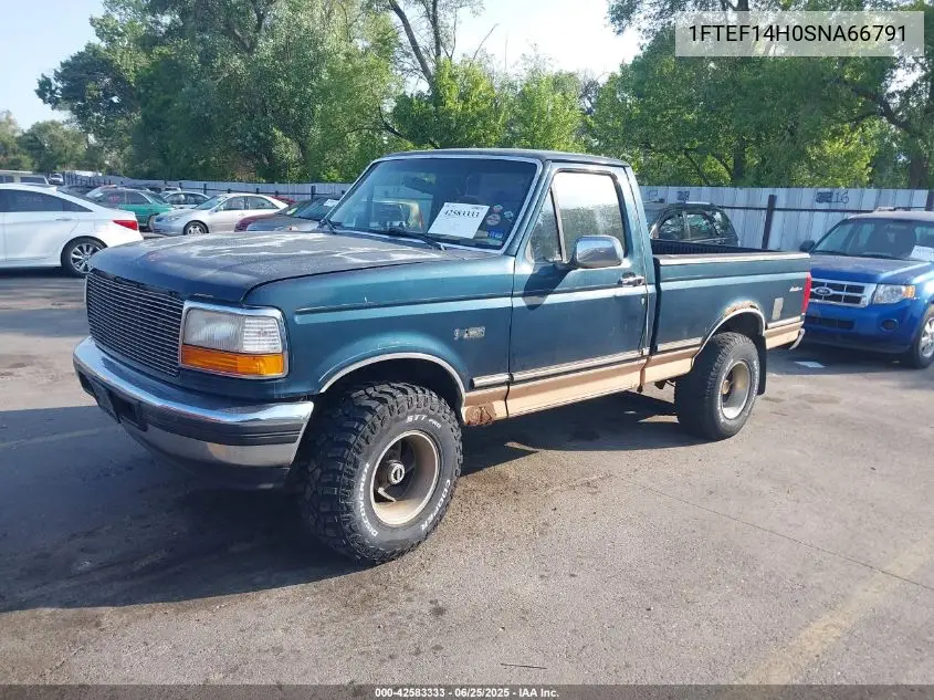 1995 Ford F150 VIN: 1FTEF14H0SNA66791 Lot: 42583333
