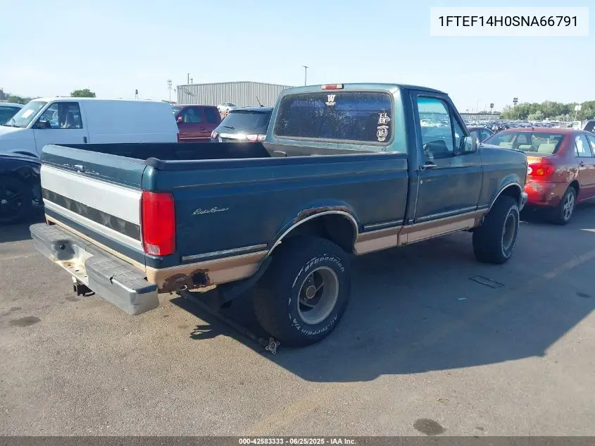1995 Ford F150 VIN: 1FTEF14H0SNA66791 Lot: 42583333