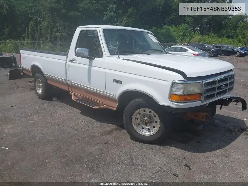 1995 Ford F150 VIN: 1FTEF15Y4SNB39353 Lot: 42596033
