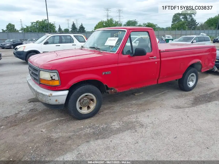 1995 Ford F150 VIN: 1FTDF15Y8SLC03837 Lot: 42602207