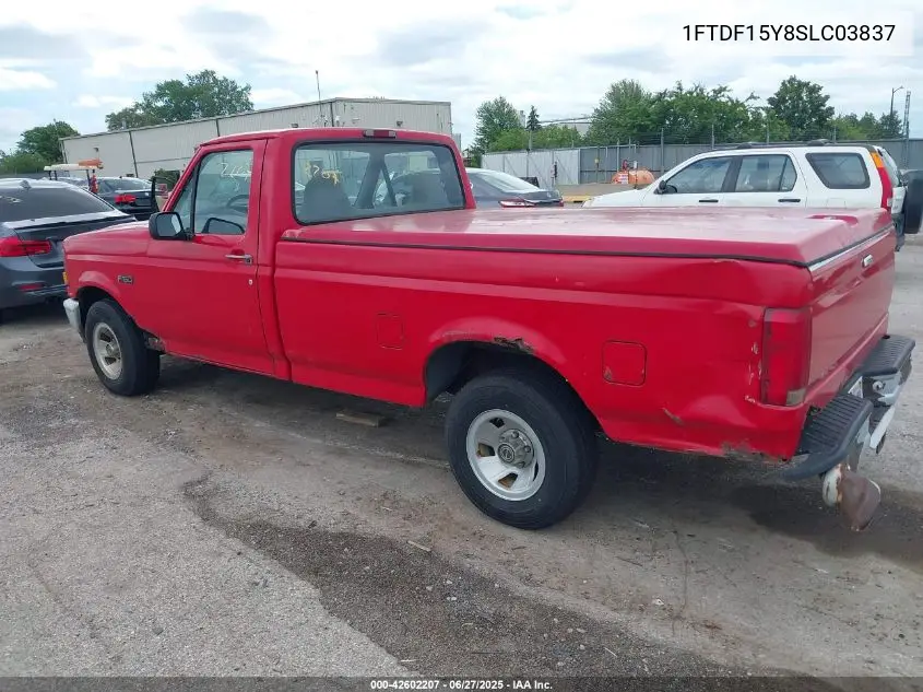 1995 Ford F150 VIN: 1FTDF15Y8SLC03837 Lot: 42602207