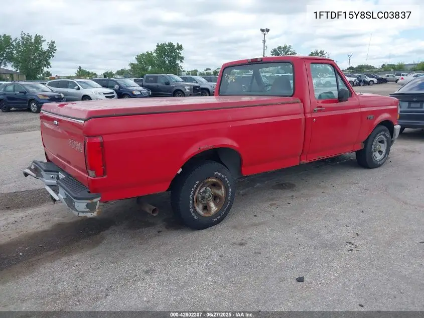 1995 Ford F150 VIN: 1FTDF15Y8SLC03837 Lot: 42602207