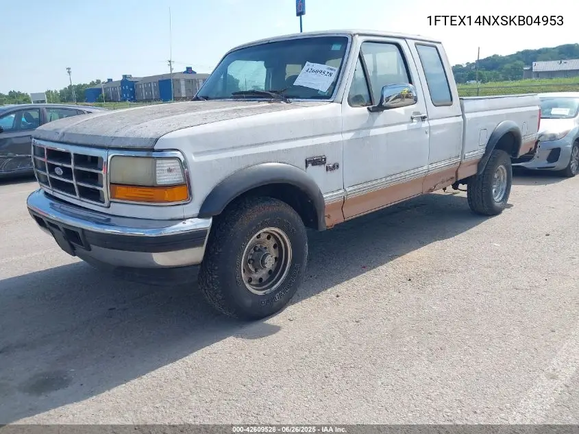 1995 Ford F150 VIN: 1FTEX14NXSKB04953 Lot: 42609528