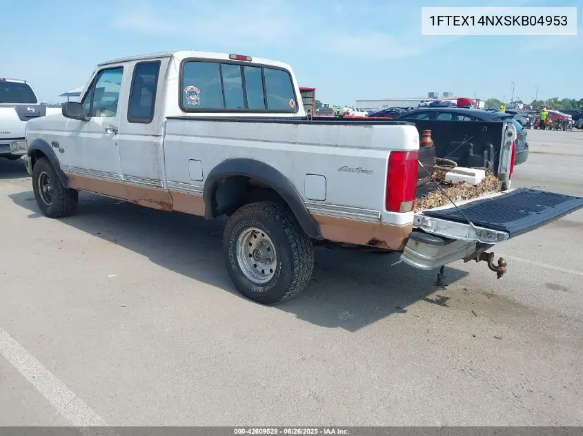 1995 Ford F150 VIN: 1FTEX14NXSKB04953 Lot: 42609528