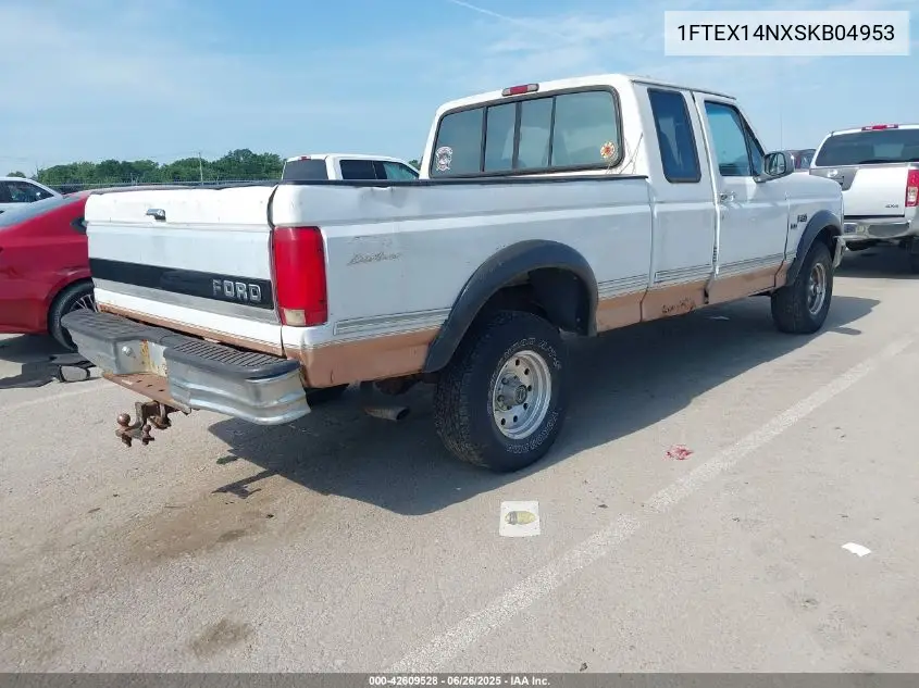 1995 Ford F150 VIN: 1FTEX14NXSKB04953 Lot: 42609528