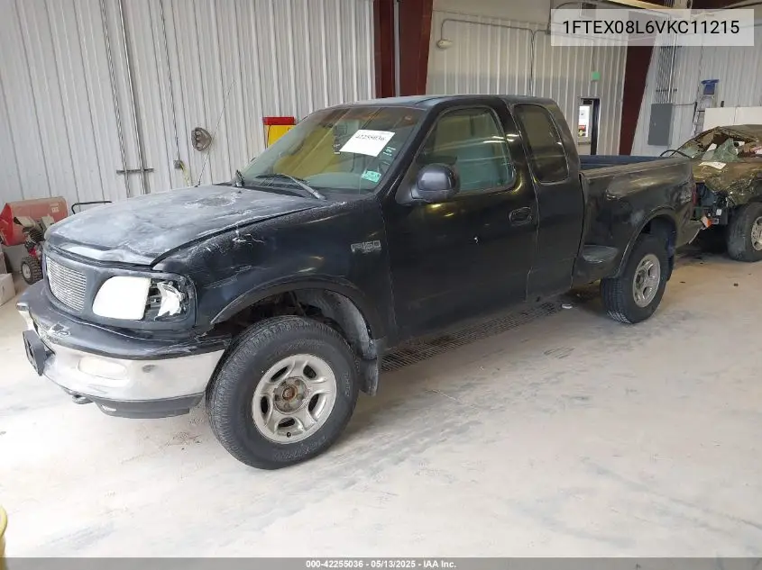 1997 Ford F-150 Lariat/Xl/Xlt VIN: 1FTEX08L6VKC11215 Lot: 42255036