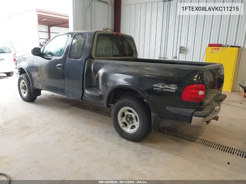 1997 Ford F-150 Lariat/Xl/Xlt VIN: 1FTEX08L6VKC11215 Lot: 42255036