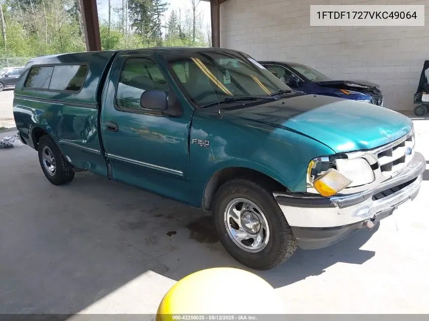 1997 Ford F-150 Standard/Xl/Xlt VIN: 1FTDF1727VKC49064 Lot: 42256020