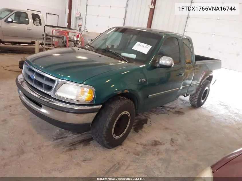 1997 Ford F-150 Lariat/Standard/Xl/Xlt VIN: 1FTDX1766VNA16744 Lot: 42578246