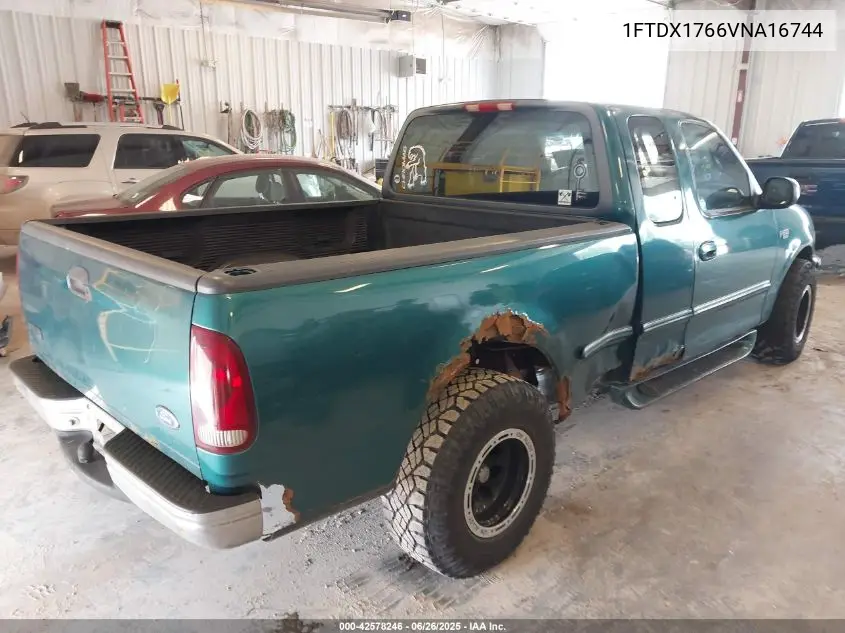 1997 Ford F-150 Lariat/Standard/Xl/Xlt VIN: 1FTDX1766VNA16744 Lot: 42578246