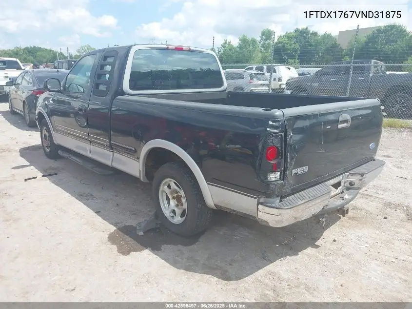 1997 Ford F-150 Lariat/Standard/Xl/Xlt VIN: 1FTDX1767VND31875 Lot: 42598497