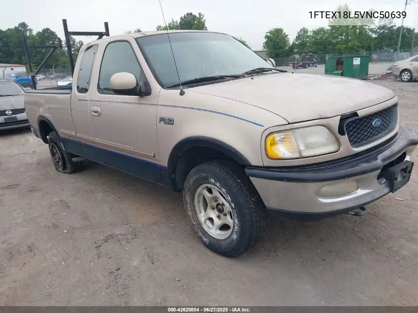1997 Ford F-150 Lariat/Xl/Xlt VIN: 1FTEX18L5VNC50639 Lot: 42620804