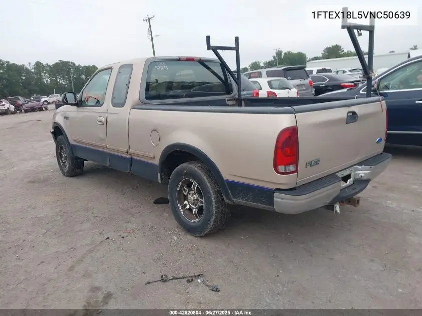 1997 Ford F-150 Lariat/Xl/Xlt VIN: 1FTEX18L5VNC50639 Lot: 42620804