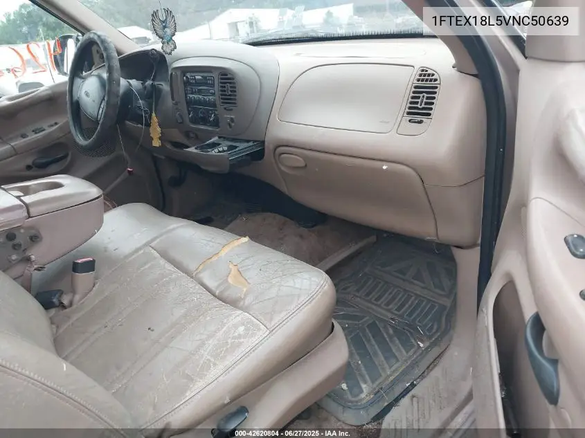 1997 Ford F-150 Lariat/Xl/Xlt VIN: 1FTEX18L5VNC50639 Lot: 42620804