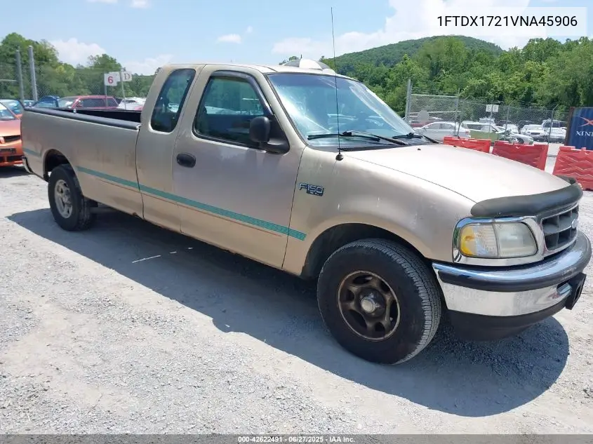 1997 Ford F-150 Standard/Xl/Xlt VIN: 1FTDX1721VNA45906 Lot: 42622491