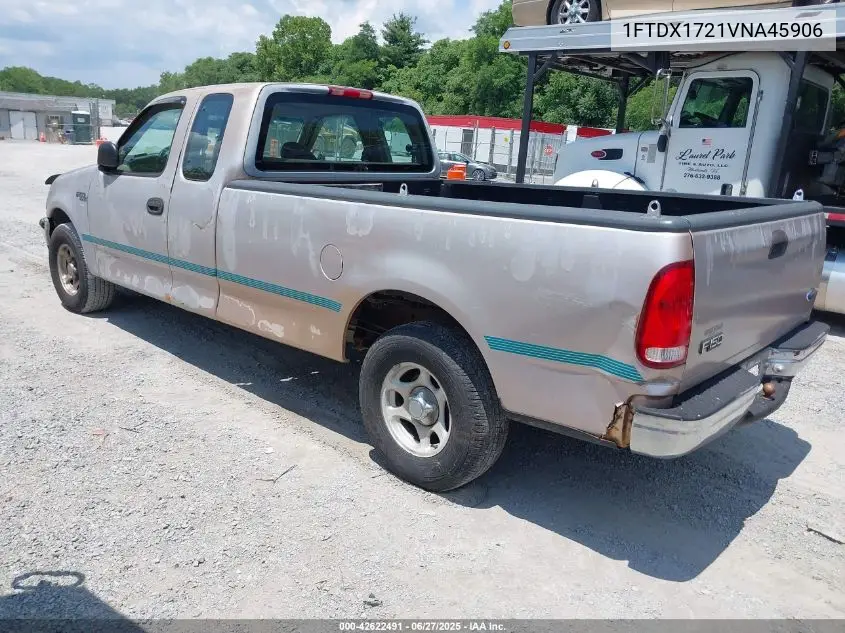 1997 Ford F-150 Standard/Xl/Xlt VIN: 1FTDX1721VNA45906 Lot: 42622491