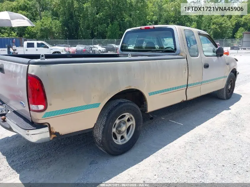 1997 Ford F-150 Standard/Xl/Xlt VIN: 1FTDX1721VNA45906 Lot: 42622491