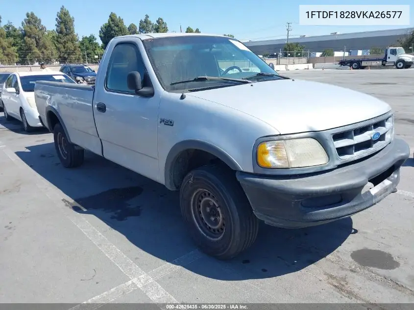 1997 Ford F-150 Standard/Xl/Xlt VIN: 1FTDF1828VKA26577 Lot: 42625435