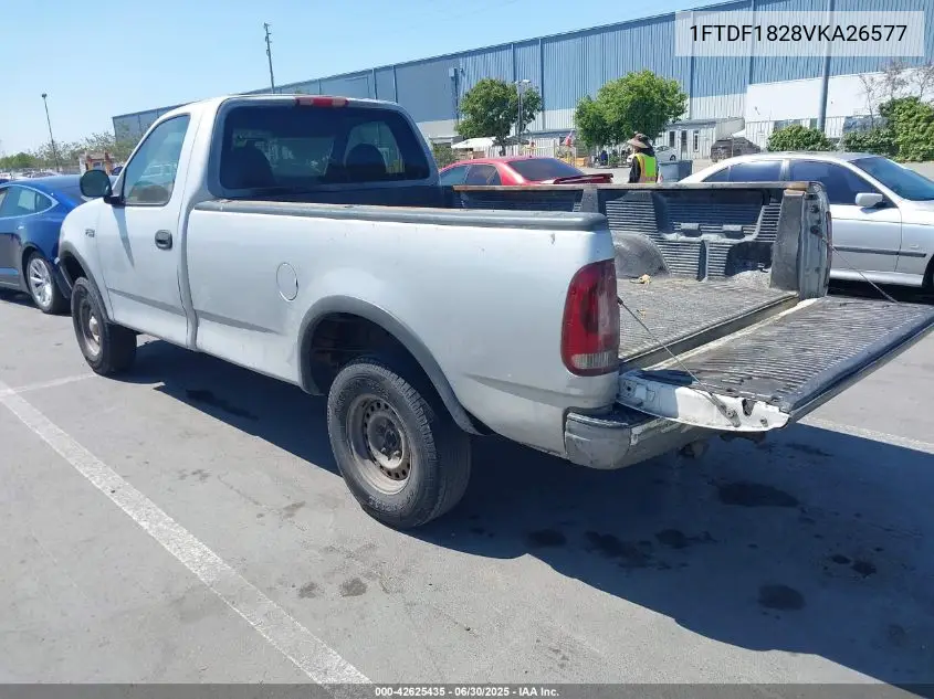 1997 Ford F-150 Standard/Xl/Xlt VIN: 1FTDF1828VKA26577 Lot: 42625435