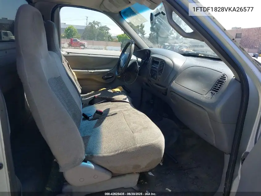 1997 Ford F-150 Standard/Xl/Xlt VIN: 1FTDF1828VKA26577 Lot: 42625435